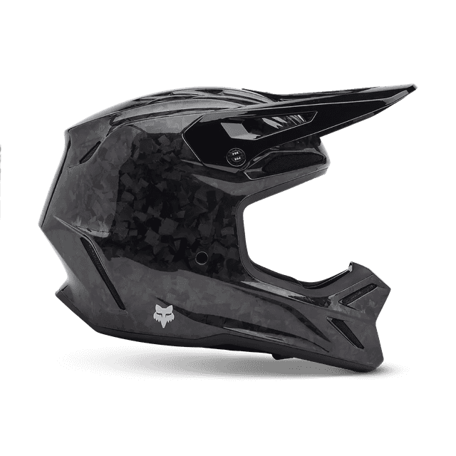 V3 RS CARBON SOLID HELMET - BLACK