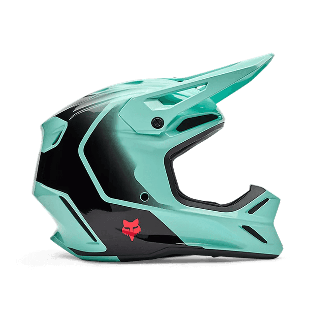 V3 DRIP Helmet - Turquoise Fox motocross helmet