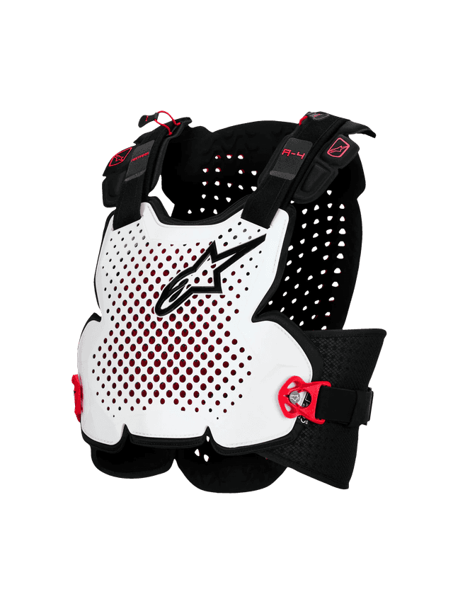 Alpinestars A-4 Plasma Chest Protector - Black Red White image 3