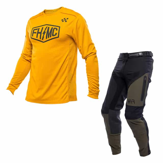 Sanguaro Bennet Kit Combo - Vintage Gold/Black Fasthouse motocross kit combo
