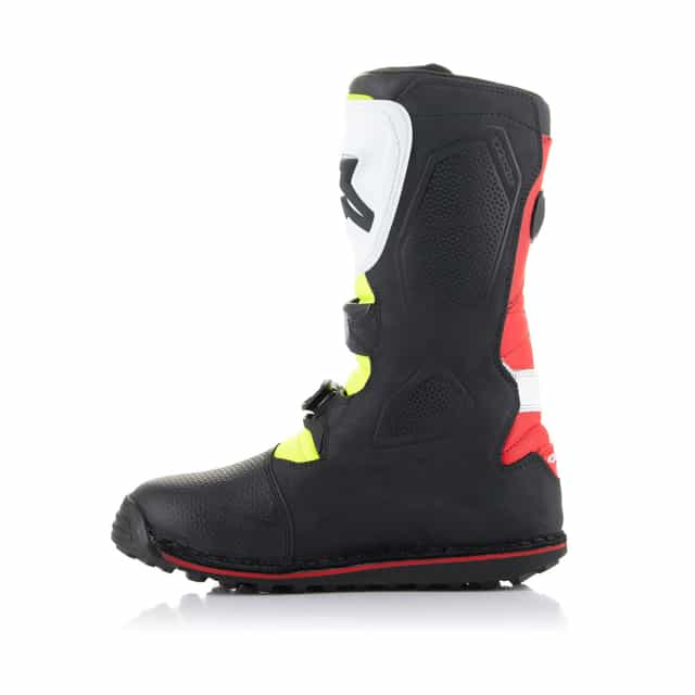 Alpinestars Tech T Motocross Boots - White/Red/Yellow/Fluorescent Black image 4