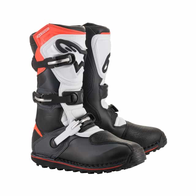 Alpinestars Tech T - Black Gray Red Fluo Boots Alpinestars motocross boots