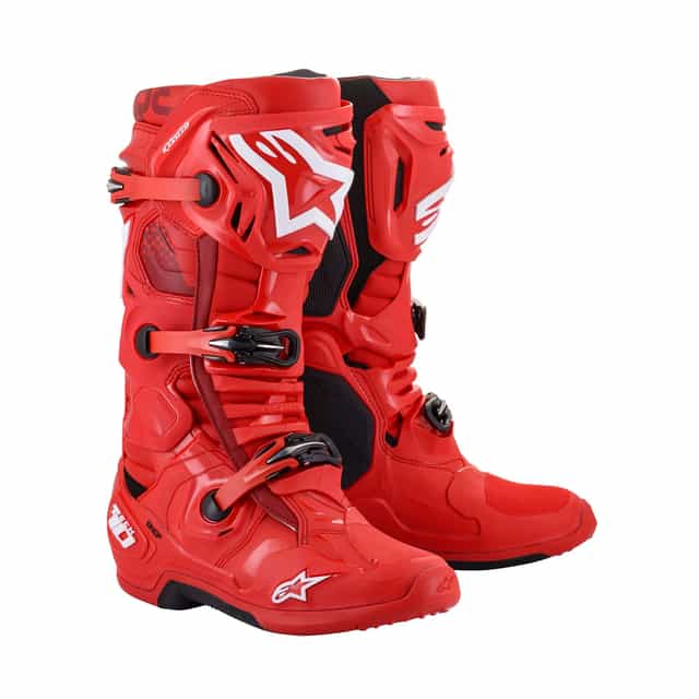 Alpinestars Tech 10 - Red Boots Alpinestars motocross boots