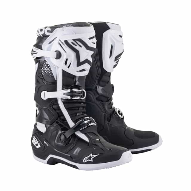 Alpinestars Tech 10 - Black White Boots Alpinestars motocross boots