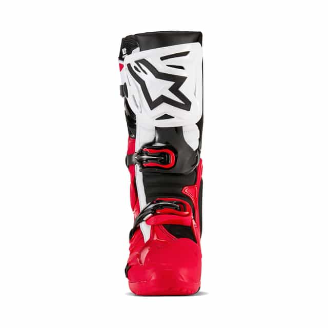Alpinestars Tech 10 Enduro Motocross Boots - Bright Red/Black/White image 5