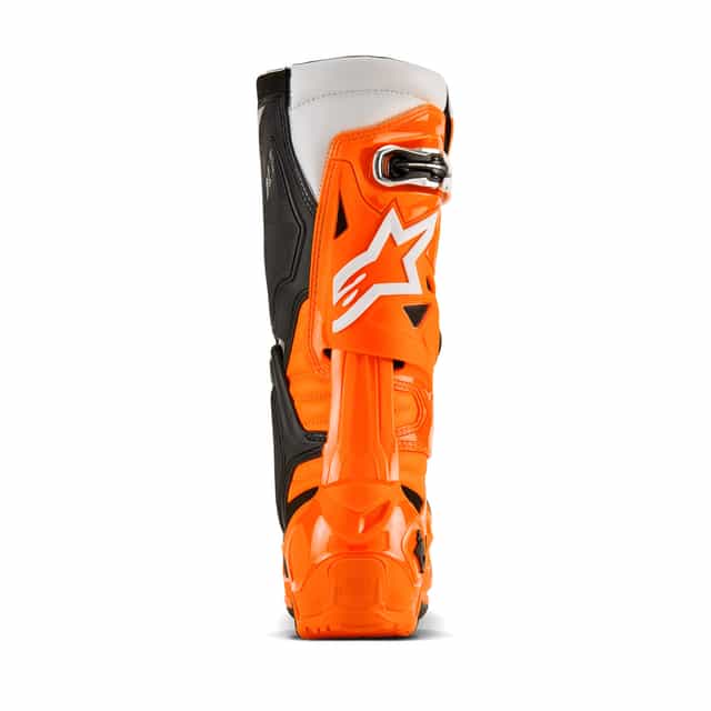 Alpinestars Tech 10 Enduro Motocross Boots - Orange/Fluorescent/Black/White image 3