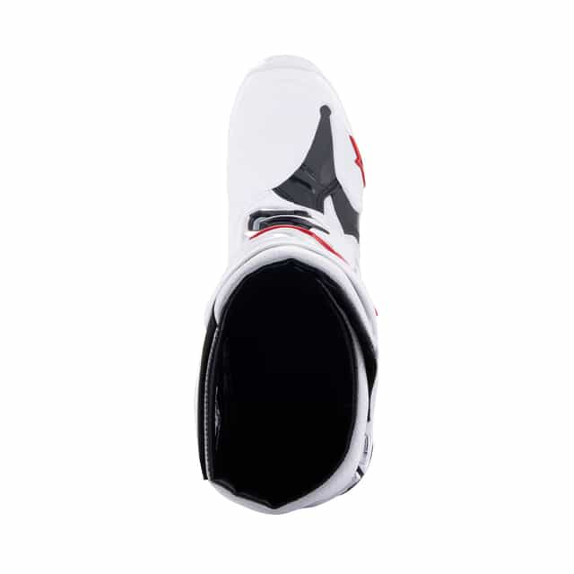 Alpinestars Tech 10 Supervented Motocross Boots - White/Bright Red image 7