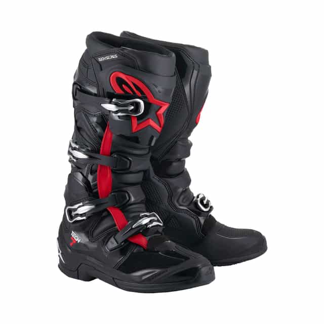 Alpinestars Tech 7 - Black / Red Fluo Alpinestars motocross boots