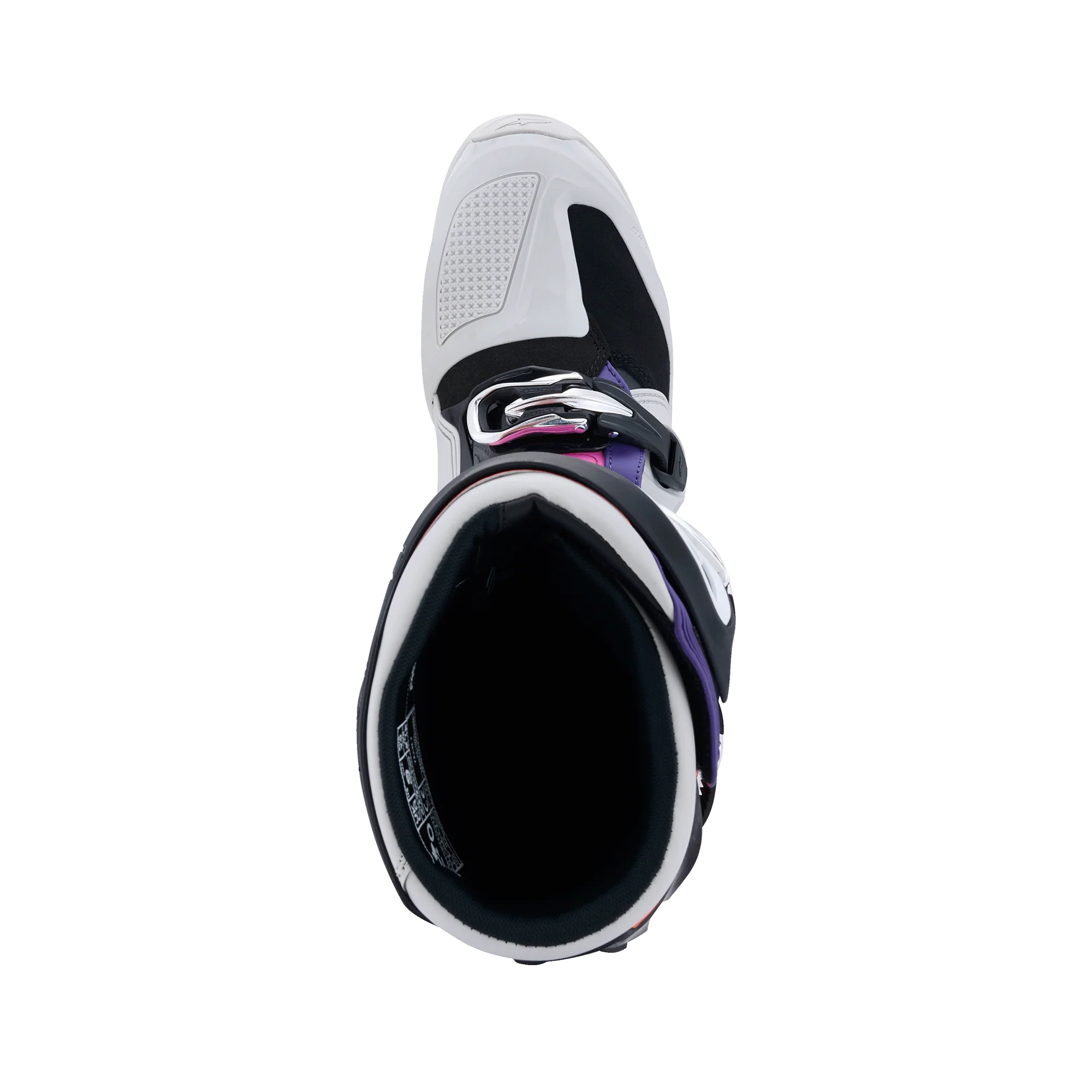 Alpinestars Tech 7 Boots - Black Light Gray Orange Fluo Magenta - view 6