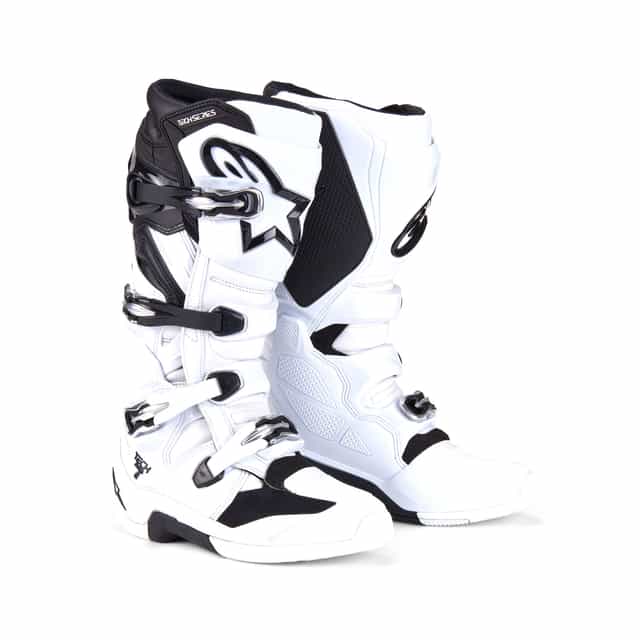 Alpinestars Tech 7 - White / Black Alpinestars motocross boots