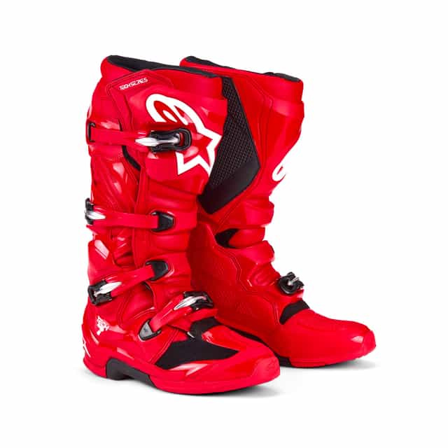 Alpinestars Tech 7 - Bright Red Alpinestars motocross boots
