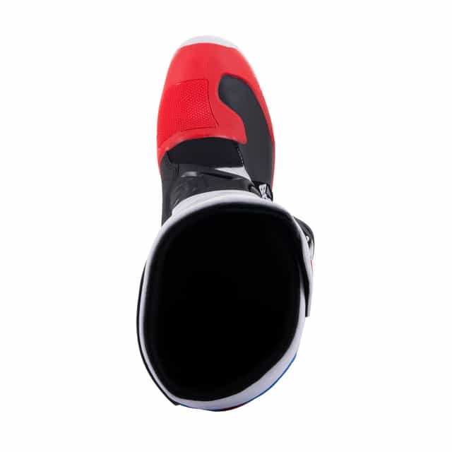 Alpinestars Tech 3 Motocross Boots - White/Bright Red/Dark Blue image 7
