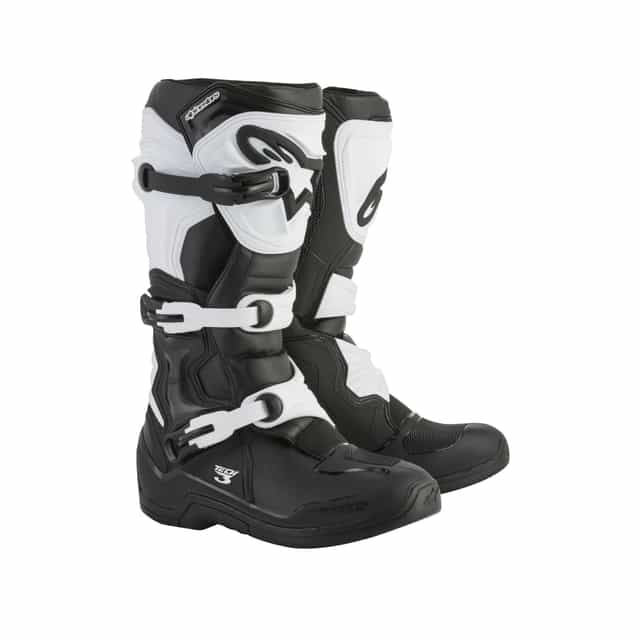 Alpinestars Tech 3 - Black White Boots Alpinestars motocross boots