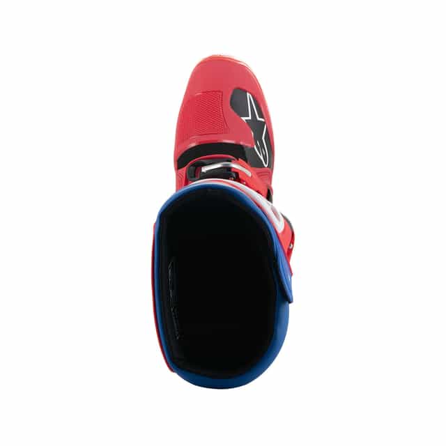 Alpinestars Tech 5 Motocross Boots - Bright Red/Dark Red/Alpine Blue image 6