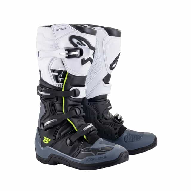 Alpinestars Tech 5 - Black Dark Gray White Boots Alpinestars motocross boots