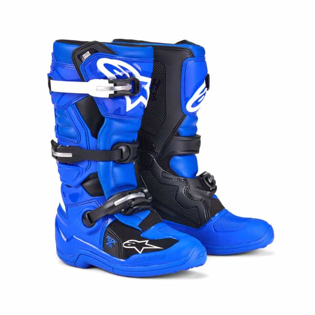 Alpinestars Tech 7S - Blue / Black / White Alpinestars youth motocross boots