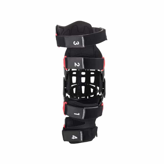 Alpinestars Bionic-10 Carbon Knee Brace Left - Black Red image 3