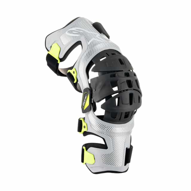 Alpinestars Bionic-7 Knee Brace Set - Silver Yellow Fluo image 4