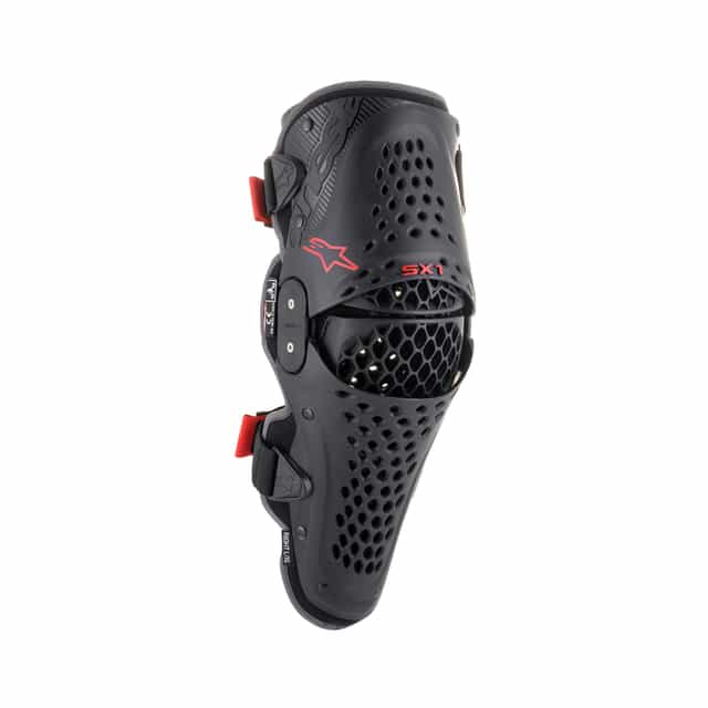 Alpinestars SX-1 V2 Knee Protector - Black Red