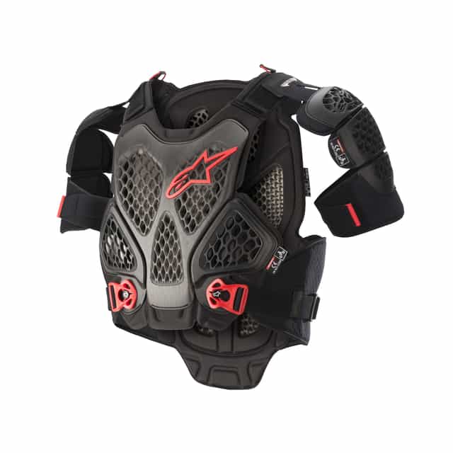 Alpinestars A-6 Chest Protector - Black Anthracite Red