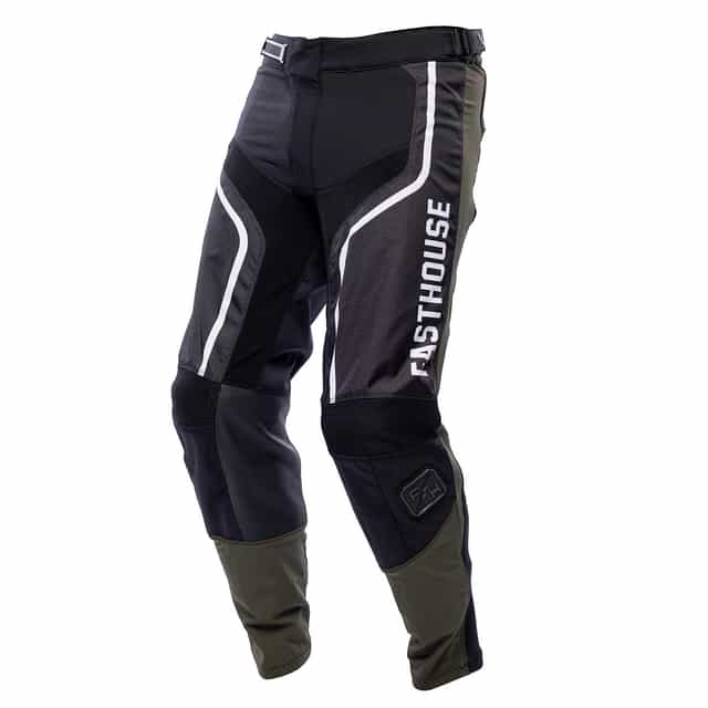 Grindhouse Hudson Pant - Black/White Fasthouse motocross pants