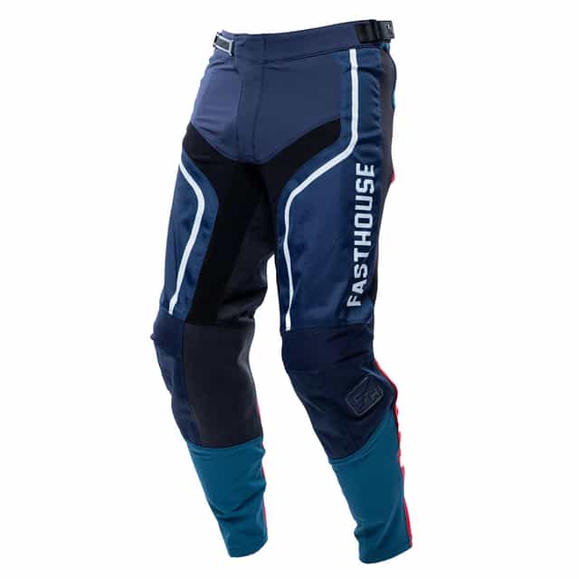 Grindhouse Hudson Pant - Blue/Red Fasthouse motocross pants