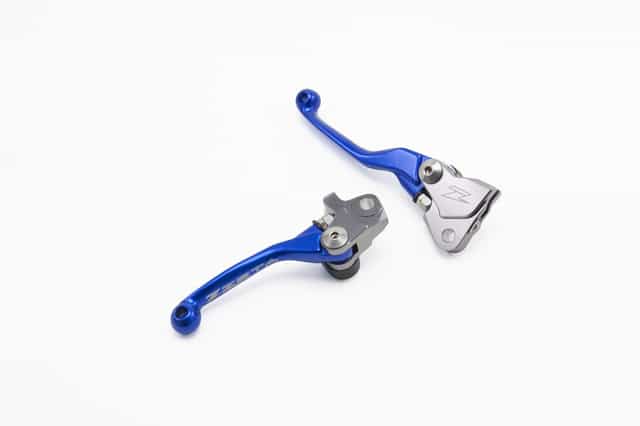Pivot brake and clutch lever set in H-Blue color for Husky TC65 2017-2022 and TC85 2014-2022 models.