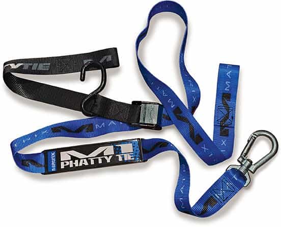 M1.5 Phatty Tie Down Set with heavy-duty straps and secure hooks for safe transportation.