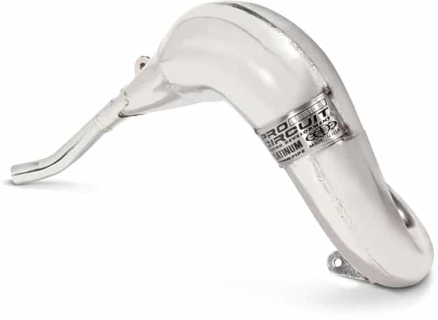 Platinum pipe for KTM SX85 18-23, Husqvarna TC85 18-23, and GasGas MC85 21-23 motorcycle models