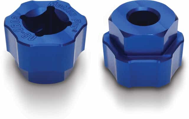 22mm Showa SFF Air fork Hex tool for CRF250, KXF450, RMZ450 suspension and axle, showing a close-up of the tool's hexagon design and durable material.