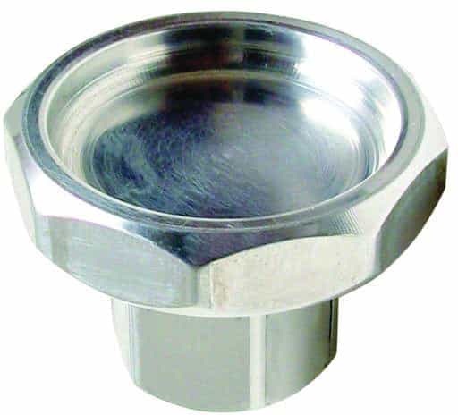 Twin chamber KYB compression valve wrench 36 mm octagon on a white background