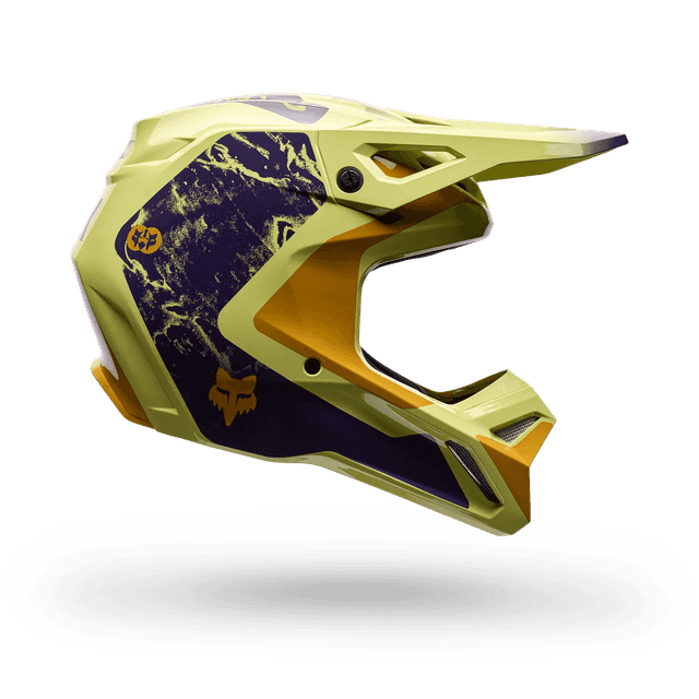 V1 IMAGE PRINT HELMET - PEAR YELLOW